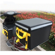 Custom Logo Waterproof Foldable Take-out Food Delivery Bag with Cup Holder Insulated Custom Thermal Bag for Rider